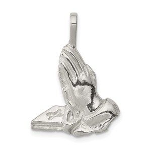 Million Charms Sterling Silver Praying Hands Charm